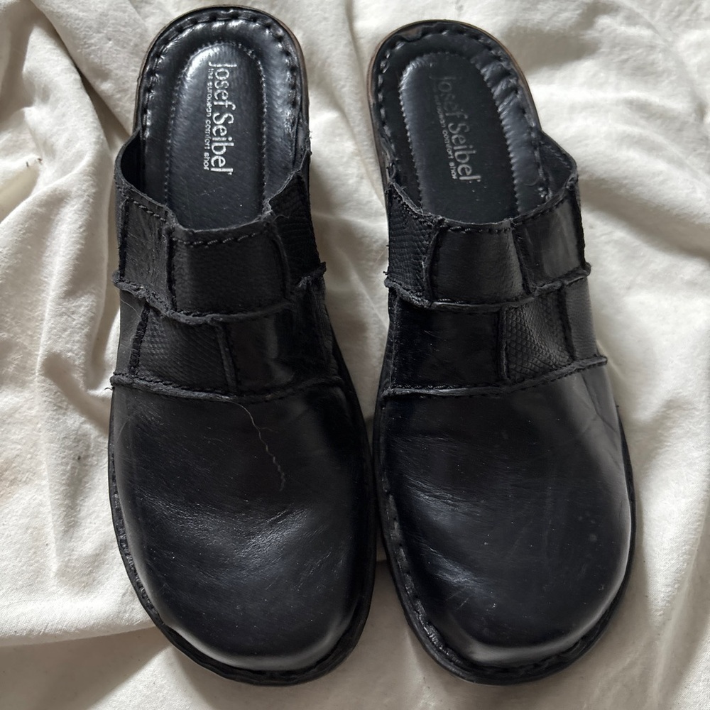 Josef Seibel Rebecca 33 Leather clogs size 40 - Picture 3 of 5
